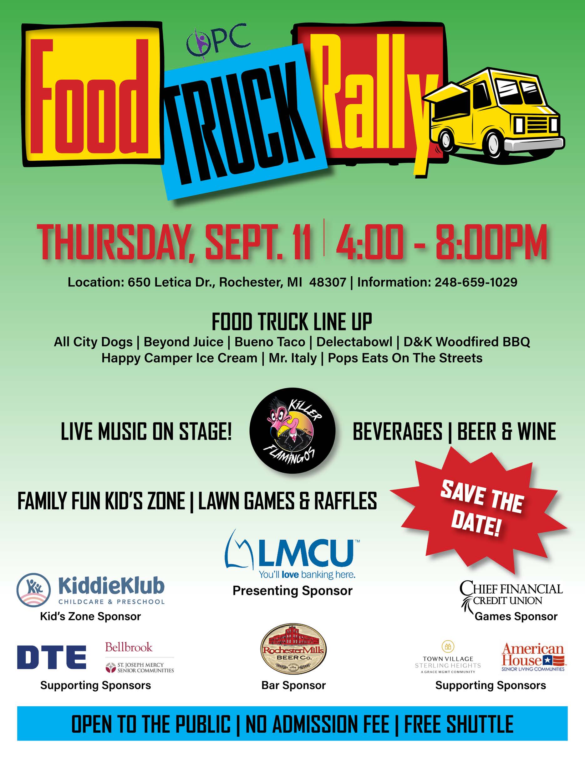 Get ready for a mouthwatering journey at the OPC Food Truck Rally, where gourmet flavors meet community spirit!